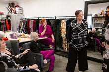 Load image into Gallery viewer, CAPE in Black & White Plaid