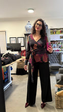 Load image into Gallery viewer, ALEXANDRA Wrap Top in Abstract Knit
