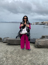 Load image into Gallery viewer, AQUILA Wide Leg Pant in Magenta Allure