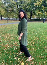 Load image into Gallery viewer, AMARIS Longline Jacket in Olive Allure