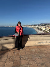 Load image into Gallery viewer, CAPE in Coral Plaid