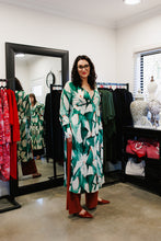 Load image into Gallery viewer, ALEXIS Crossover with Side Splits in Green Goddess