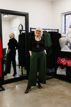 Load image into Gallery viewer, AQUILA Wide Leg Pant in Olive Allure