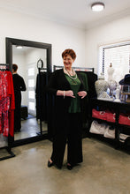 Load image into Gallery viewer, AMARIS Longline Jacket in Black Allure