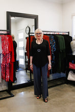 Load image into Gallery viewer, LUCIA Shaped Top in Black Diamond