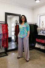 Load image into Gallery viewer, LUCIA Shaped Top in Bright Monet Allure