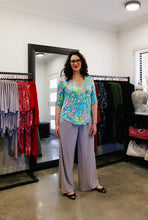 Load image into Gallery viewer, LUCIA Shaped Top in Bright Monet Allure