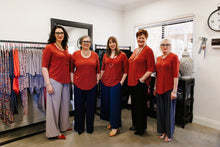 Load image into Gallery viewer, LUCIA Shaped Top in Terracotta Allure