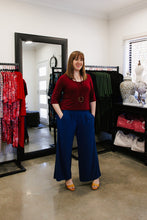 Load image into Gallery viewer, LUCIA Shaped Top in Wine Allure