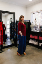 Load image into Gallery viewer, AQUILA Wide Leg Pant in Ocean Allure