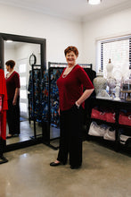 Load image into Gallery viewer, LUCIA Shaped Top in Wine Allure