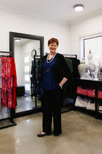 Load image into Gallery viewer, LUCIA Shaped Top in Navy Blue Allure