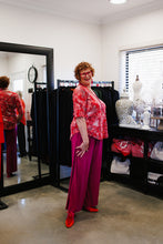 Load image into Gallery viewer, LUCIA Shaped Top in Red Flora