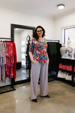 Load image into Gallery viewer, LUCIA Shaped Top in Burst of Life