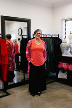 Load image into Gallery viewer, AMARIS Longline Jacket in Red Flora