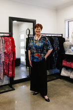 Load image into Gallery viewer, AQUILA Wide Leg Pant in Black Allure