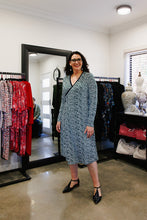 Load image into Gallery viewer, ALEXIA Crossover A-Line Dress in Green Petals