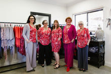 Load image into Gallery viewer, LUCIA Shaped Top in Red Flora