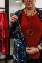 Load image into Gallery viewer, AMARIS Longline Jacket in City Lights, Lined