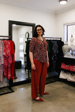 Load image into Gallery viewer, AQUILA Wide Leg Pant in Rust Allure