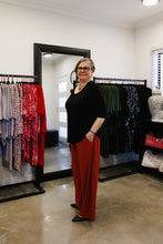 Load image into Gallery viewer, AQUILA Wide Leg Pant in Rust Allure