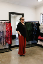 Load image into Gallery viewer, AQUILA Wide Leg Pant in Rust Allure