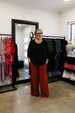 Load image into Gallery viewer, AQUILA Wide Leg Pant in Rust Allure