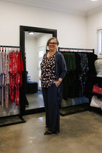 Load image into Gallery viewer, LUCIA Shaped Top in Wine Leopard Allure