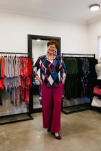 Load image into Gallery viewer, LUCIA Shaped Top in Diamond Diva