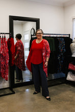 Load image into Gallery viewer, LUCIA Shaped Top in Red Allure