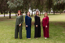 Load image into Gallery viewer, AQUILA Wide Leg Pant in Olive Allure