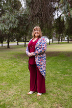 Load image into Gallery viewer, LUCIA Shaped Top in Wine Allure