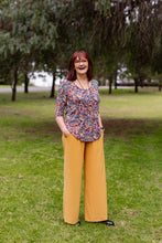 Load image into Gallery viewer, AQUILA Wide Leg Pant in Mustard Allure
