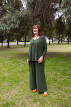 Load image into Gallery viewer, LULU Swing Top in Olive Allure