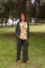 Load image into Gallery viewer, AQUILA Wide Leg Pant in Olive Allure