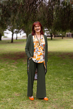 Load image into Gallery viewer, AMARIS Longline Jacket in Olive Allure