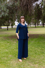 Load image into Gallery viewer, LULU Swing Top in Navy Allure