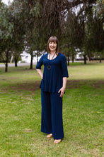 Load image into Gallery viewer, LULU Swing Top in Navy Allure