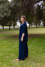 Load image into Gallery viewer, LULU Swing Top in Navy Allure