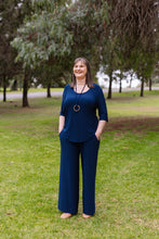 Load image into Gallery viewer, LUCIA Shaped Top in Navy Allure