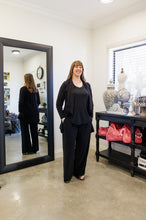 Load image into Gallery viewer, AURIEL Petite Cascade Jacket in Black Allure