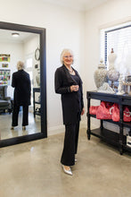 Load image into Gallery viewer, AURIEL Petite Cascade Jacket in Black Allure