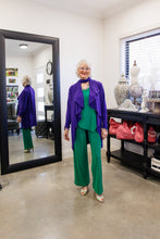 Load image into Gallery viewer, AURIEL Petite Cascade Jacket in Bright Royal Purple Allure
