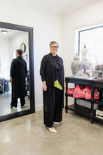 Load image into Gallery viewer, AURELIA Dramatic Cascading Jacket in Black Allure