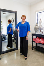Load image into Gallery viewer, LUCIA Shaped Top in Azure Allure