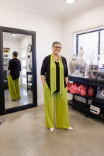 Load image into Gallery viewer, AQUILA Wide Leg Pant in Chartreuse Allure
