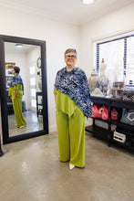 Load image into Gallery viewer, AVA Assymetrical Top in Chartreuse Allure