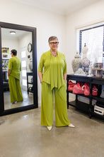 Load image into Gallery viewer, AQUILA Wide Leg Pant in Chartreuse Allure