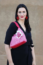 Load image into Gallery viewer, Josephene Signature Handbags in Soft Red Linen