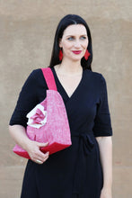 Load image into Gallery viewer, Josephene Signature Handbags in Soft Red Linen